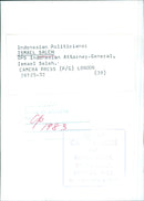 Indonesian Politicians Ismael Saleh - Vintage Photograph