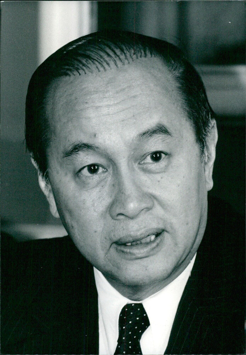 Rafael M. Salas, UNFPA Executive Director - Vintage Photograph