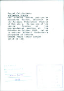 Soviet Politicians - Vintage Photograph