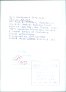 Paul A. Volcker, Chairman of the U.S. Federal Reserve Fund - Vintage Photograph