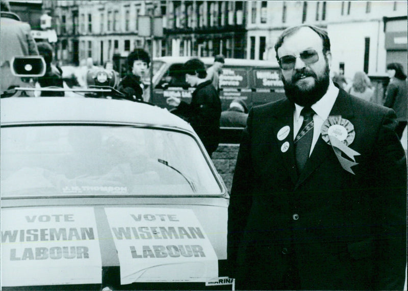 David Wiseman, Labour candidate - Vintage Photograph