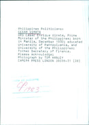 CESAR VIRATA OPS - Vintage Photograph