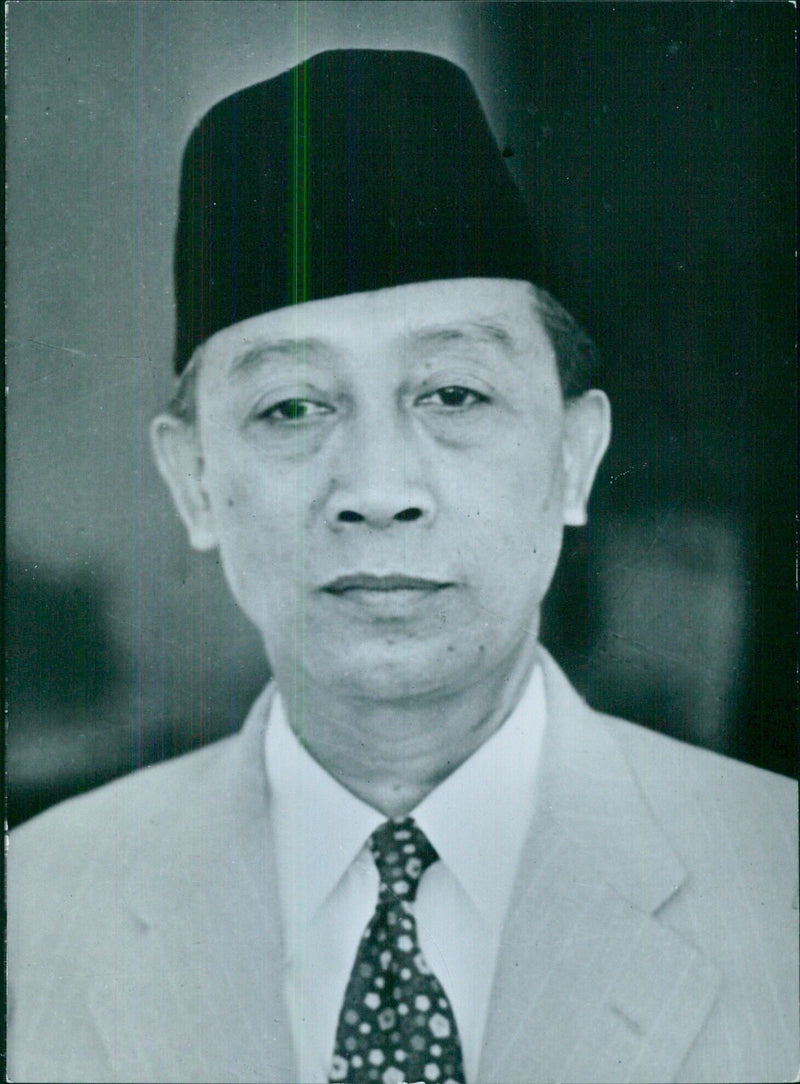 R.M. WONGSONEGORO, Deputy Prime Minister of Indonesia - Vintage Photograph