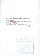 JOHN WOODS, Vice-President of the Scottish Miners' Union - Vintage Photograph