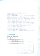 CESAR VIRATA, Secretary of Finance of the Philippines - Vintage Photograph