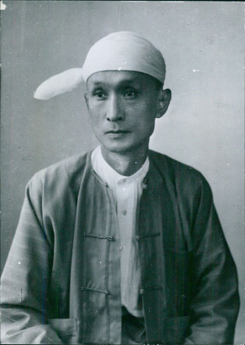 U TIN, Minister for Finance and Revenue in the Government of the Union of Burma. - Vintage Photograph