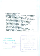 French Diplomat Jacques Viot - Vintage Photograph