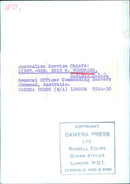 Australian Service Chiefs: LIEUT.-GEN. ERIC W. WOODWARD C.B.E. D.S.0. General Officer Commanding Eastern Command, Australia. - Vintage Photograph