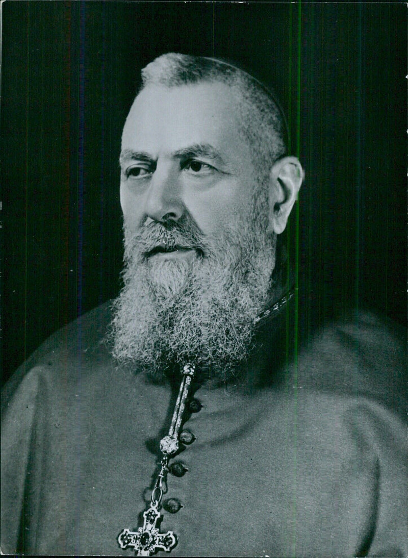 Cardinal Tisserant, Cardinal Bishop of Ostia - Vintage Photograph