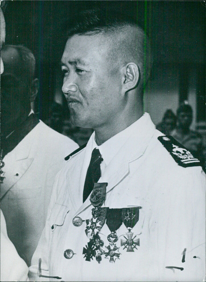 TIAO SAY KHAN, Chief of the Province of Xieng Khouang in Laos, French Indo-China - Vintage Photograph