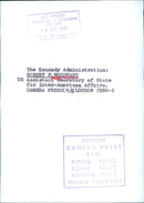 The Kennedy Administration: ROBERT F. WOODWARD - Vintage Photograph