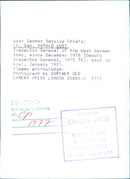 Lt. Gen. HARALD WUST, Inspector-General of the West German Army - Vintage Photograph