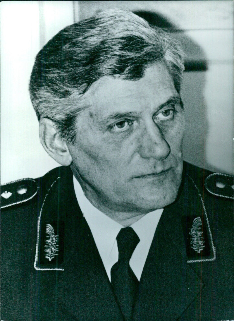Lt. Gen. HARALD WUST, Inspector-General of the West German Army - Vintage Photograph