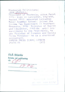 JOHN WRATHALL, President of Rhodesia - Vintage Photograph