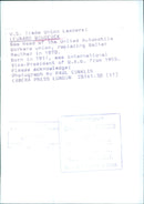 U.S. Trade Union Leader Leonard Woodcock - Vintage Photograph