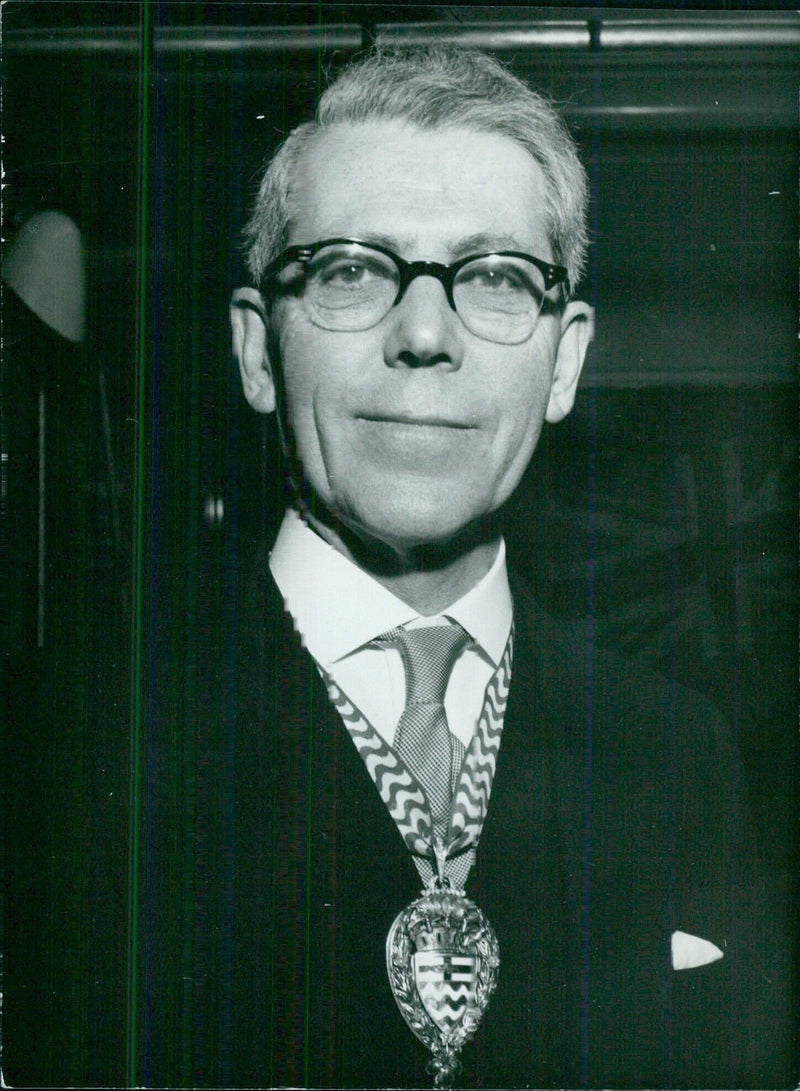 R. McKinnon Wood, O.B.E., Chairman of the London County Council - Vintage Photograph