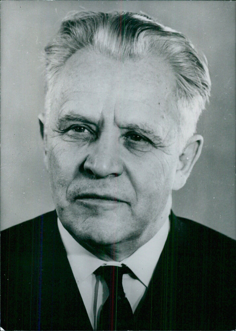 Soviet scientist Professor Vladimir D. Timakov - Vintage Photograph