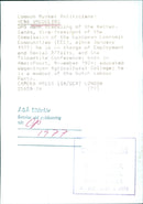 Henk Vredeling, Vice-President of the European Economic Communities Commission - Vintage Photograph