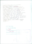 Lt. Gen. Roberto Viola, Commander-in-Chief of the Argentinian Army - Vintage Photograph