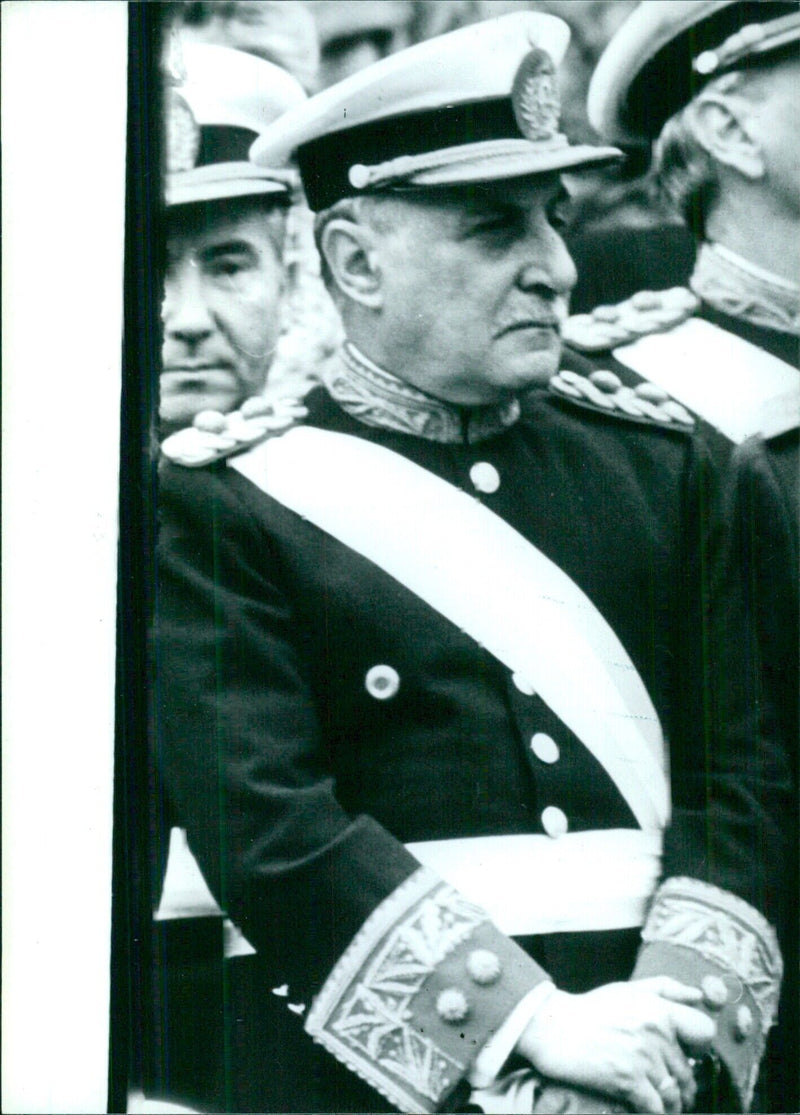 Lt. Gen. Roberto Viola, Commander-in-Chief of the Argentinian Army - Vintage Photograph