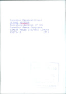 JEANNE VOTTOUR, Secretary-General of the Canadian Peace Congress - Vintage Photograph