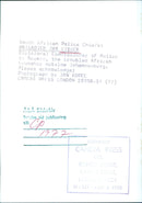 South African Police Chiefs: BRIGADIER JAN VISSER - Vintage Photograph