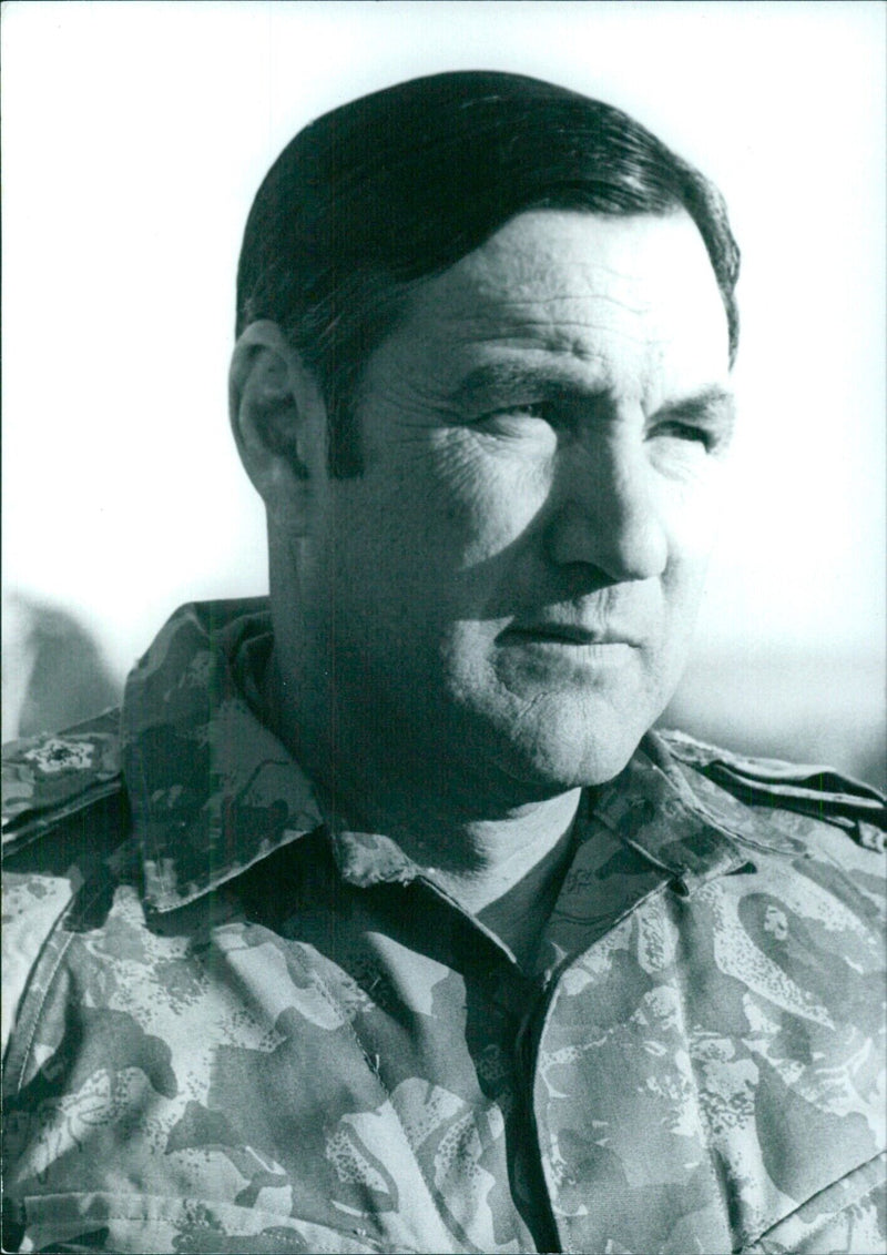 South African Police Chiefs: BRIGADIER JAN VISSER - Vintage Photograph