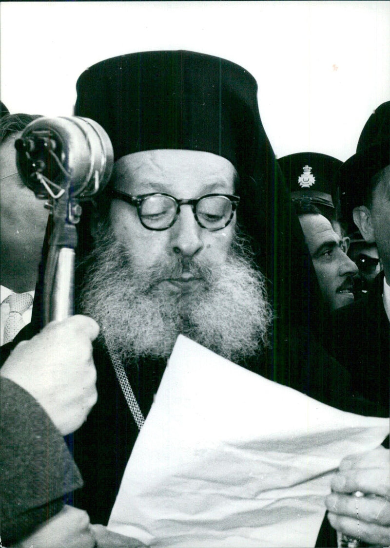 Archbishop Theoklitos, Primate of Greece - Vintage Photograph