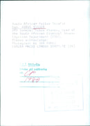 South African Police Chiefs: Gen. KOBUS VISSER UPS - Vintage Photograph