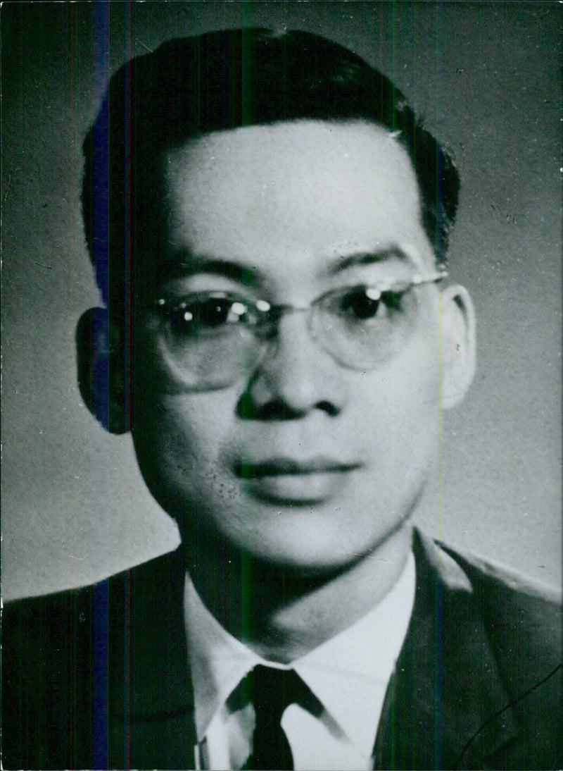 South Vietnam Politicians: AU TRUONG THANH Secretary of State for Economy in the South Vietnam Government - Vintage Photograph