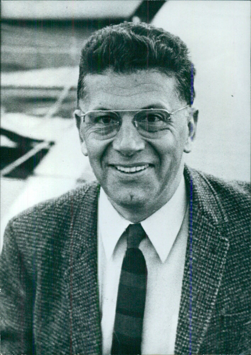 JACQUES VOIZARD, Organiser of the Association Quest Atlantique - Vintage Photograph