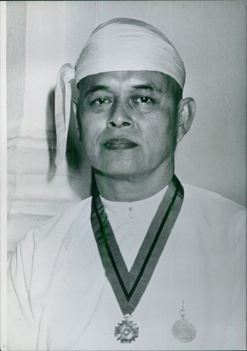 U CHIT THOUNG, Burmese Minister for Industry, Mines, Labour, Housing and Culture - Vintage Photograph