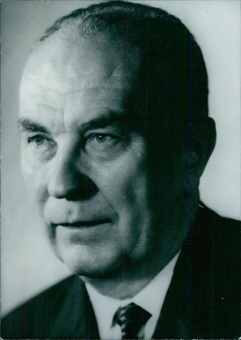 Alexander Volkov, Chairman of the USSR State Committee for Labour and Wages - Vintage Photograph