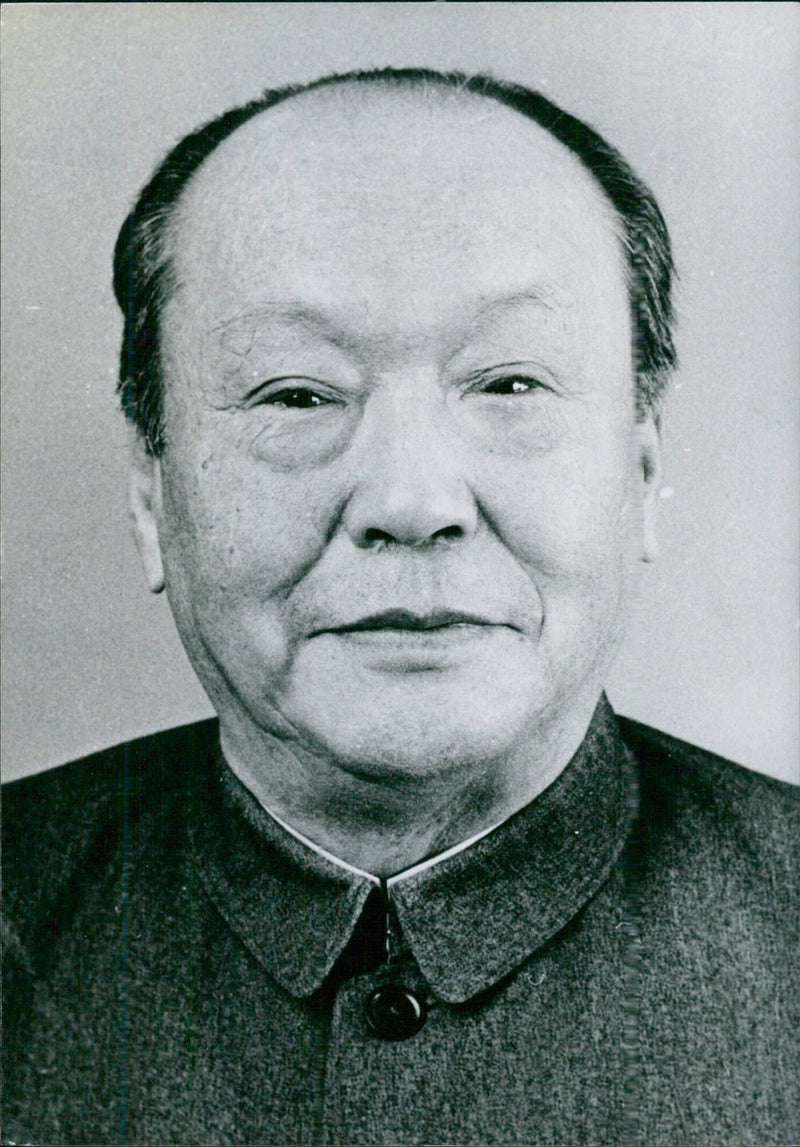 Chinese Politicians: ULANHU OPS Ulanhu, Member of the ruling Politburo of the Chinese Communist Party. - Vintage Photograph