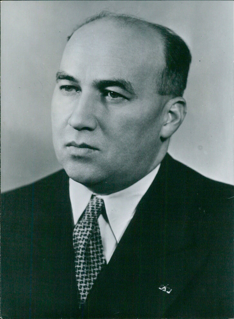 MR. J. UHER, Deputy Prime Minister of AJ Czech Cabinet Ministers - Vintage Photograph