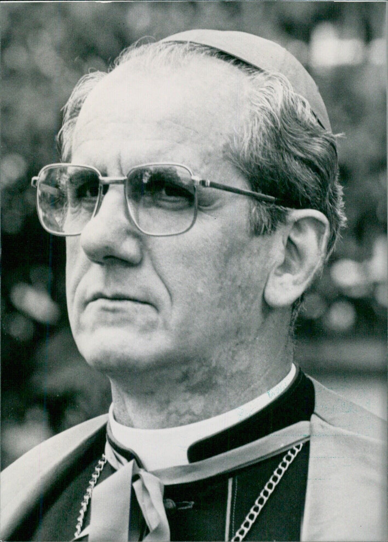 Archbishop Joseph Uhac, the Pope's representative in West Germany - Vintage Photograph