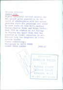 British Artist Harold Wood - Vintage Photograph