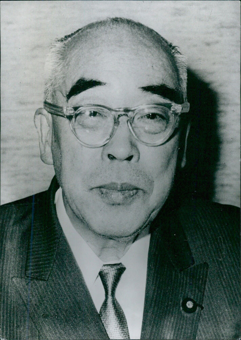 KOSHIRO UEKI, Veteran Japanese politician - Vintage Photograph