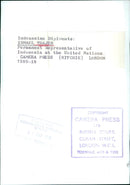 Indonesian Diplomats: ISMAEL THAJEB Permanent Representative of Indonesia at the United Nations. - Vintage Photograph