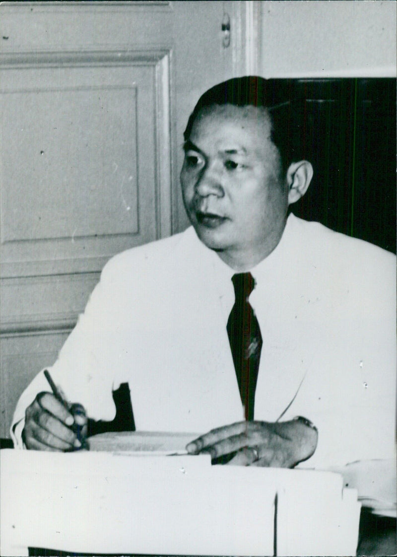 NGUYÊN DINH THUẬN, Secretary of State at the Presidency - Vintage Photograph