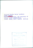 British Trades Union Leaders - Vintage Photograph