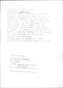 Italian Politician Umberto Terracini - Vintage Photograph