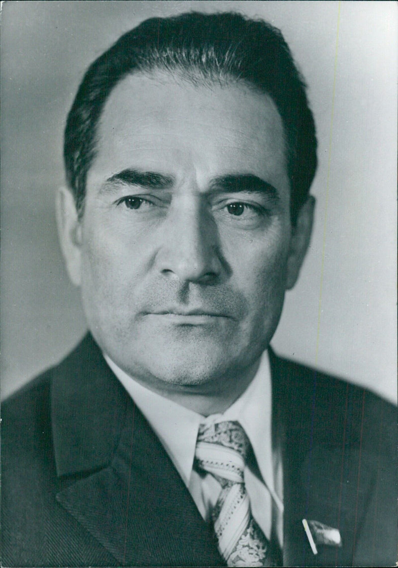 Soviet Politicians: ALIPASHA D. UMALATOV Chairman of the Council of Ministere of the Dagestan Autonomous Soviet Socialist Republic. - Vintage Photograph