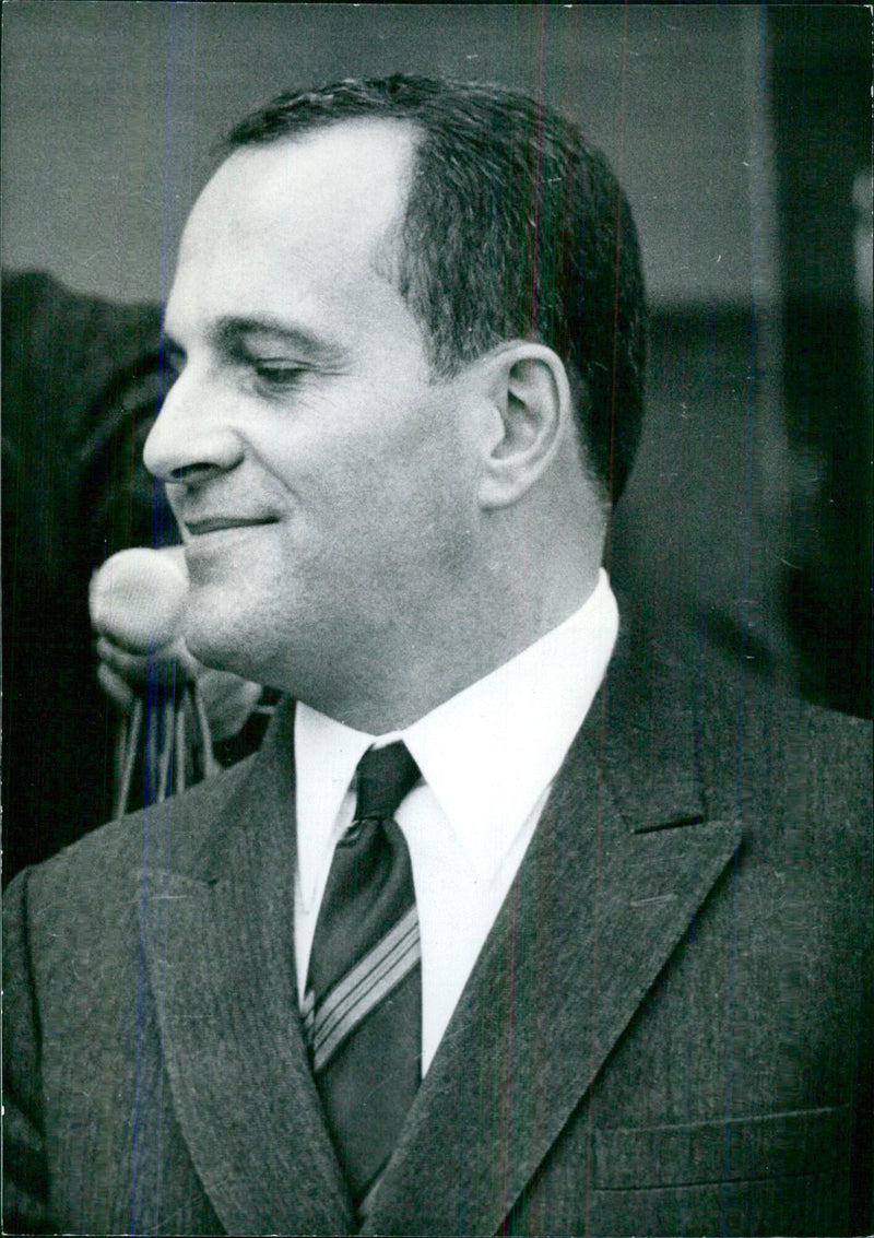 JOEL LE THEULE, French Minister for the Departments and Overseas Territories - Vintage Photograph