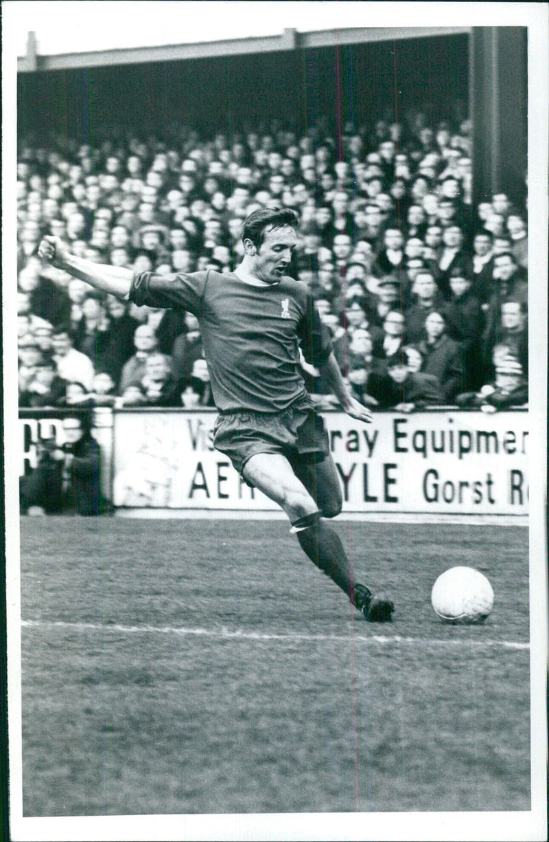 Liverpool and England International Footballer - Vintage Photograph