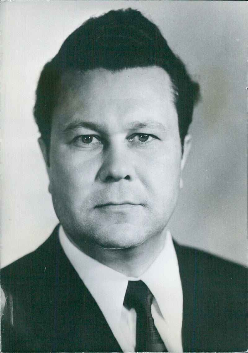 GUMER USMANOV, Chairman of the Council of Ministers of the Tartar Autonomous Soviet Socialist Republic - Vintage Photograph