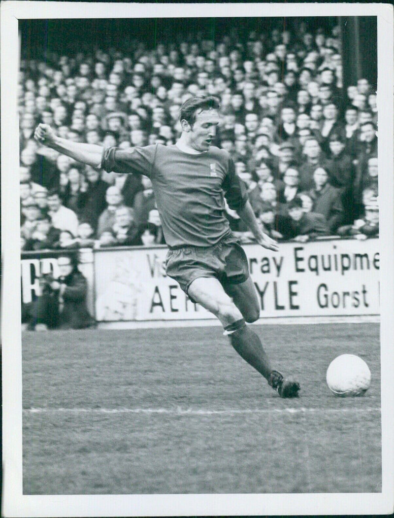 Peter Thompson, Liverpool and England International footballer - Vintage Photograph