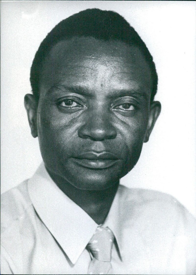 Dr. H. Ushewokunze, Zimbabwe's Minister of Home Affairs - Vintage Photograph