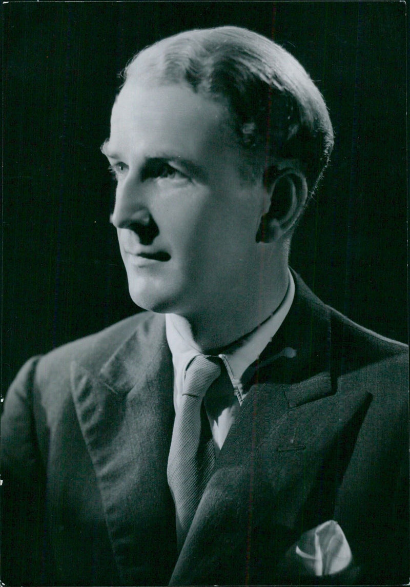 Portrait study of Henry C. Usborne, M.P. - Vintage Photograph