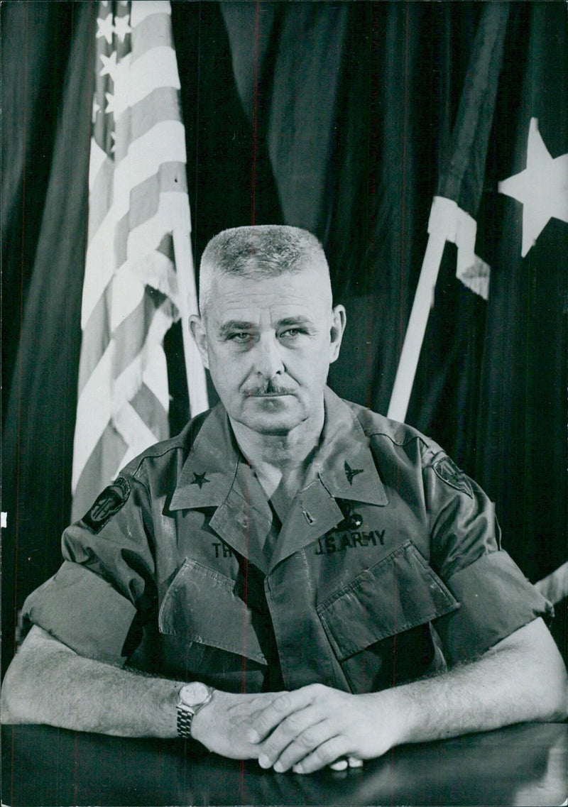 BRIGADIER-GENERAL DAVID E. THOMAS Surgeon with the U.S. Army Command in South Vietnam - Vintage Photograph